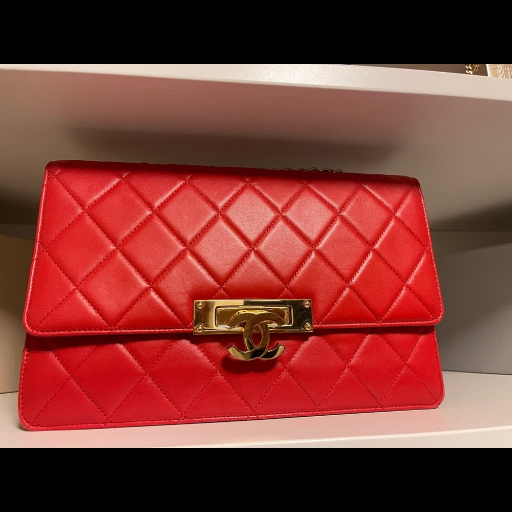Authentic Chanel Golden Class flap bag*sold*